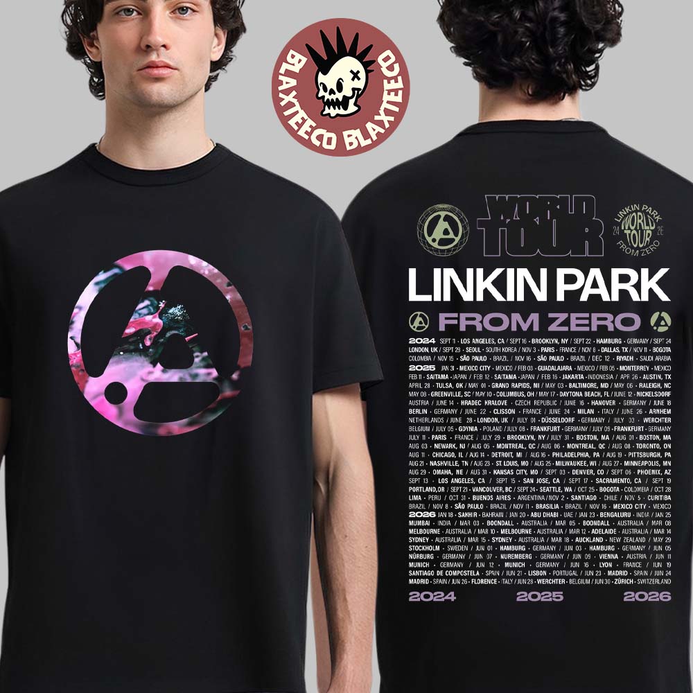 Linkin Park From Zero World Tour 2026 Europe And UK - Adult & Kids T-Shirts, Sweatshirts & Hoodies apparel design preview 1