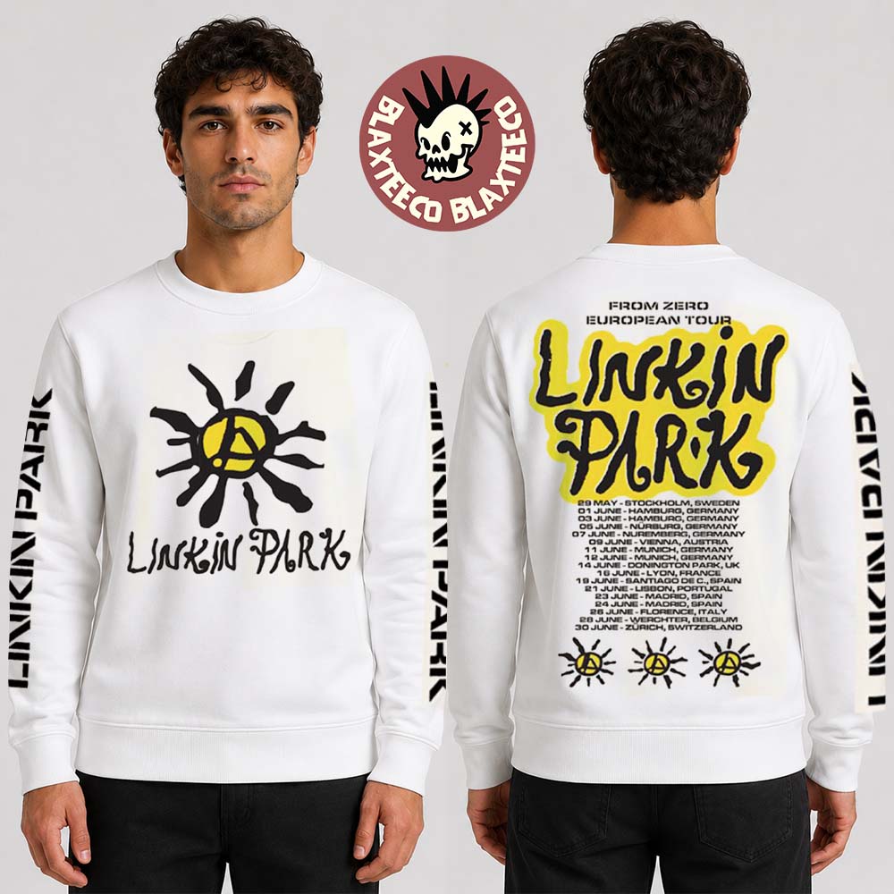 Linkin Park X Deus Ex Machine Madrid Spain 2026 Pop - Adult & Kids T-Shirts, Sweatshirts & Hoodies apparel design preview 1