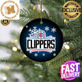 Los Angeles Clippers NBA Merry Christmas Decorations - Adult & Kids T-Shirts, Sweatshirts & Hoodies apparel design preview 1