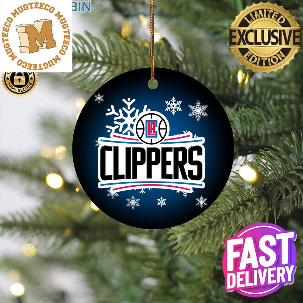Los Angeles Clippers NBA Merry Christmas Decorations - Adult & Kids T-Shirts, Sweatshirts & Hoodies apparel design preview 1