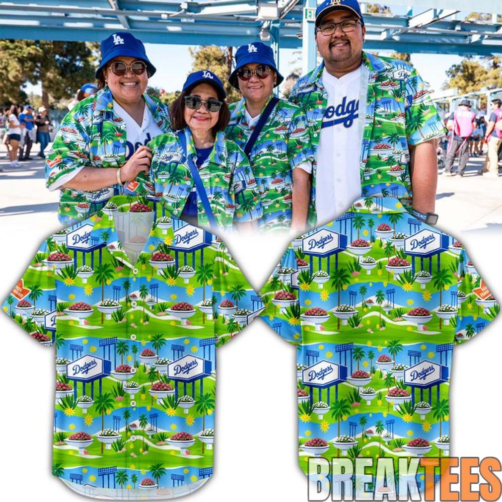 Los Angeles Dodgers Hawaiian - Adult & Kids T-Shirts, Sweatshirts & Hoodies apparel design preview 1