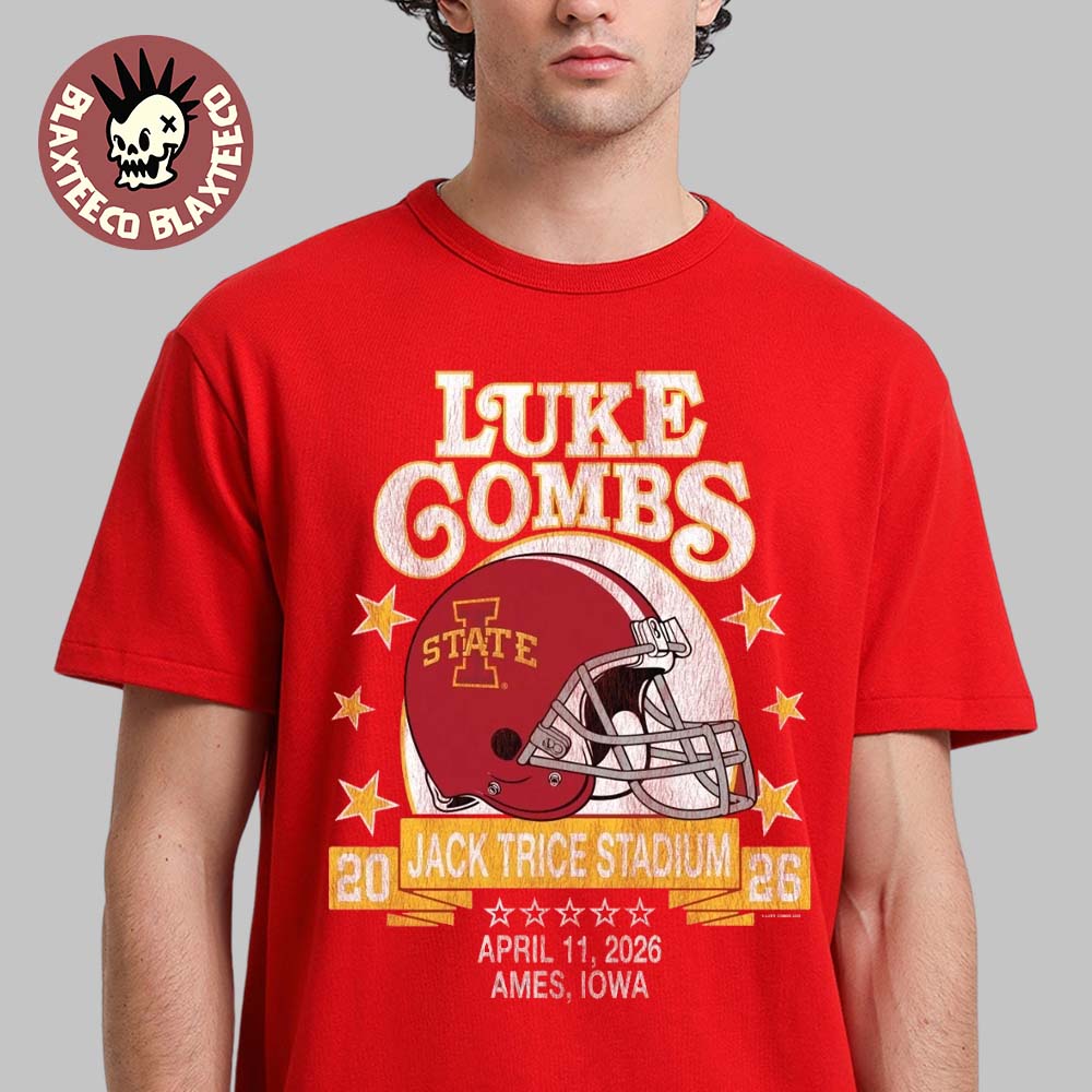 Luke Combs Ames Iowa 2026 Exclusive Tour Merch At - Adult & Kids T-Shirts, Sweatshirts & Hoodies apparel design preview 1