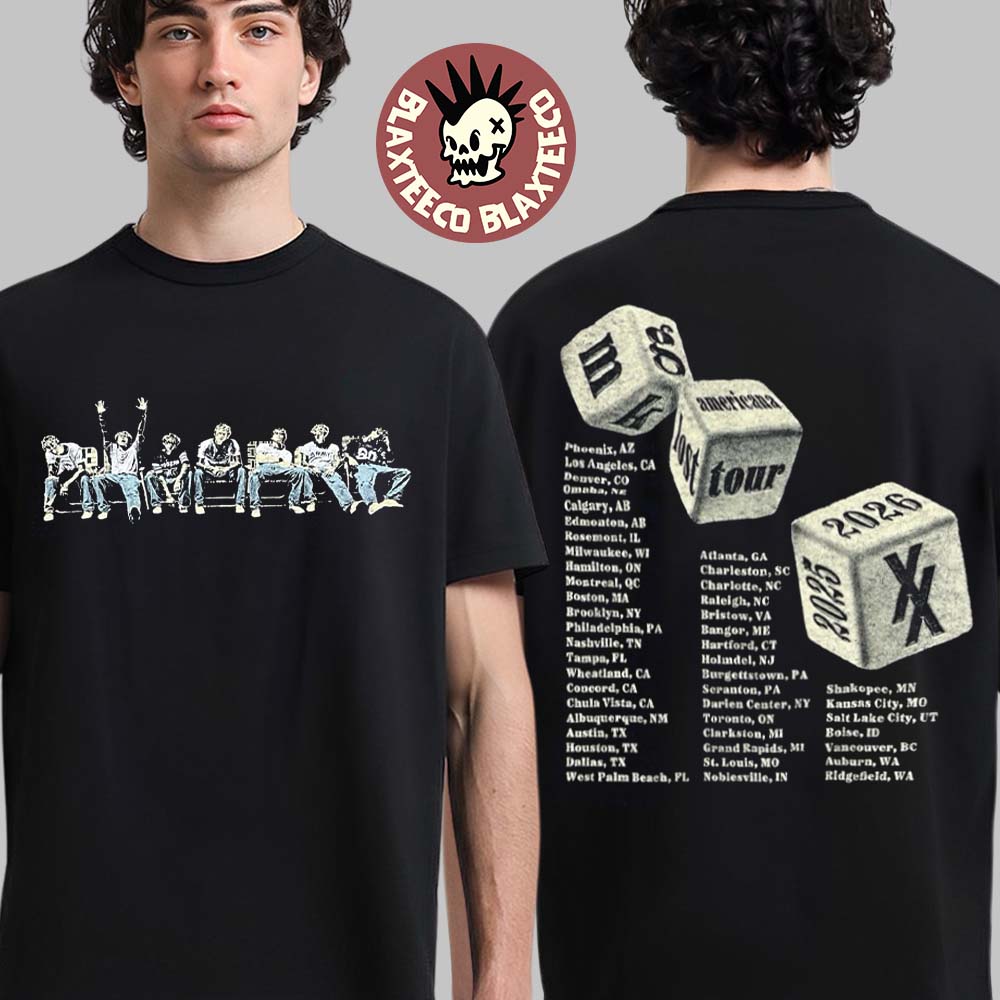 Machine Gun Kelly MGK Lost Americana Tour 2025 2026 - Adult & Kids T-Shirts, Sweatshirts & Hoodies apparel design preview 1