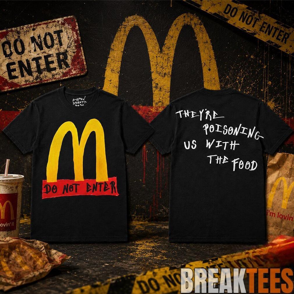 McDonald's Do Not Enter Black - Adult & Kids T-Shirts, Sweatshirts & Hoodies apparel design preview 1