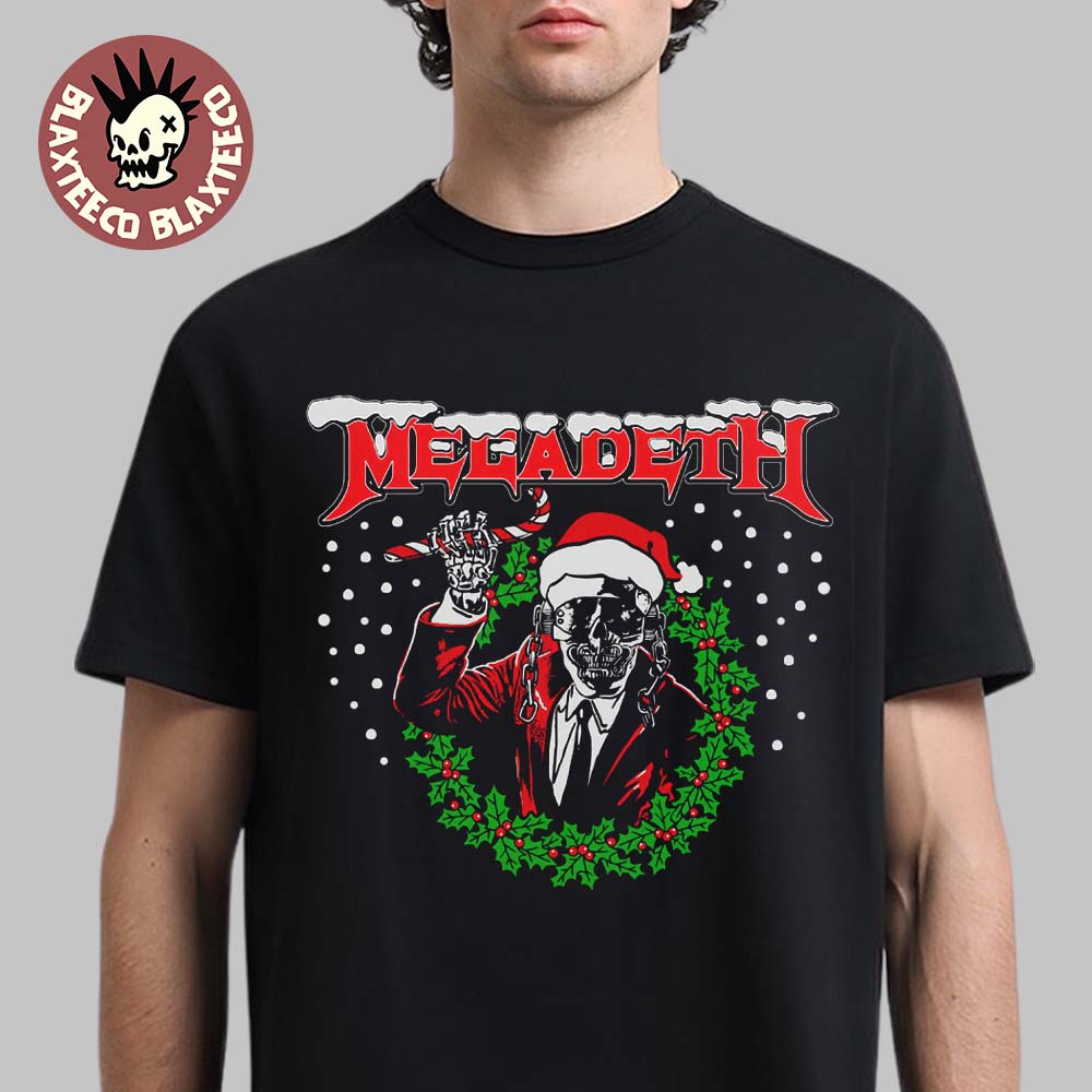 Megadeth Festive Holiday 2025 VIC Christmas - Adult & Kids T-Shirts, Sweatshirts & Hoodies apparel design preview 1