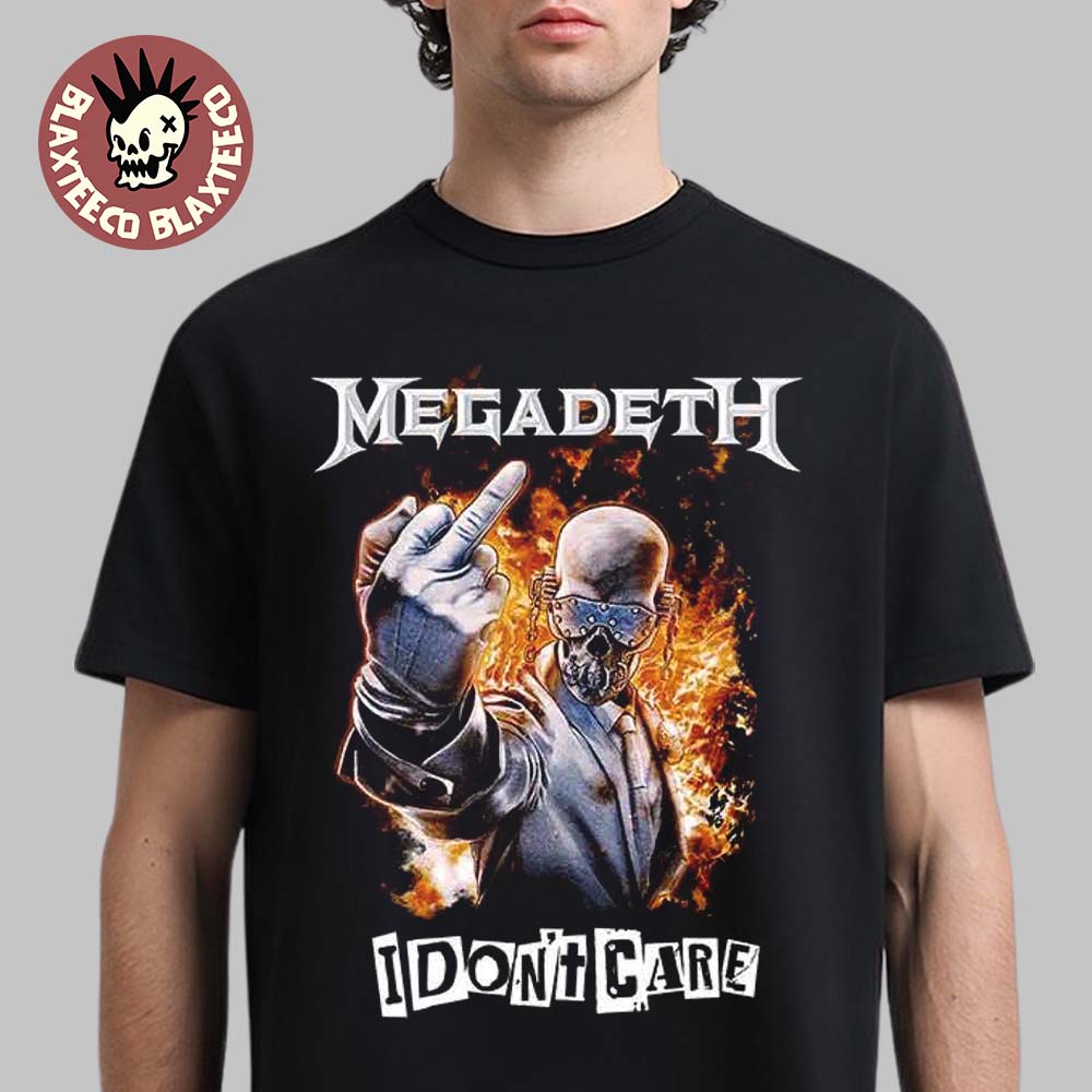 Megadeth I Don't Care Ransom Note - Adult & Kids T-Shirts, Sweatshirts & Hoodies apparel design preview 1
