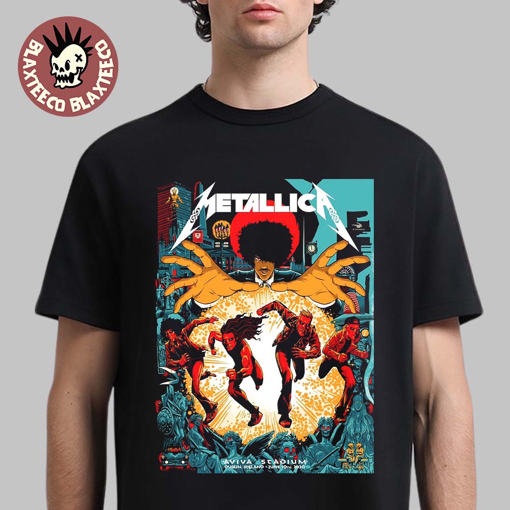 Metallica M72 Dublin Ireland 2026 Night 1 Venue - Adult & Kids T-Shirts, Sweatshirts & Hoodies apparel design preview 1