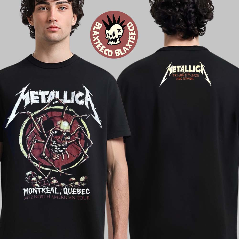 Metallica M72 Montreal Quebec Canada Night 1 North - Adult & Kids T-Shirts, Sweatshirts & Hoodies apparel design preview 1