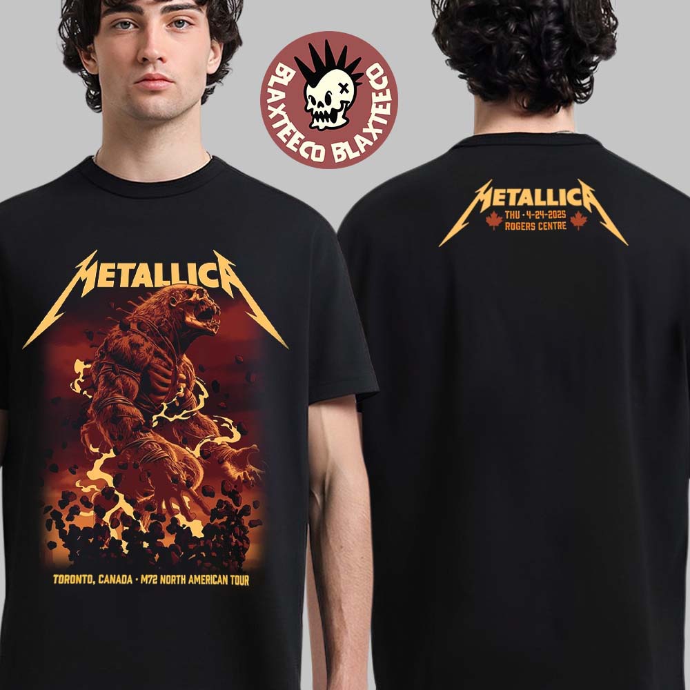 Metallica M72 Toronto Canada Night 1 Venue Merch At - Adult & Kids T-Shirts, Sweatshirts & Hoodies apparel design preview 1