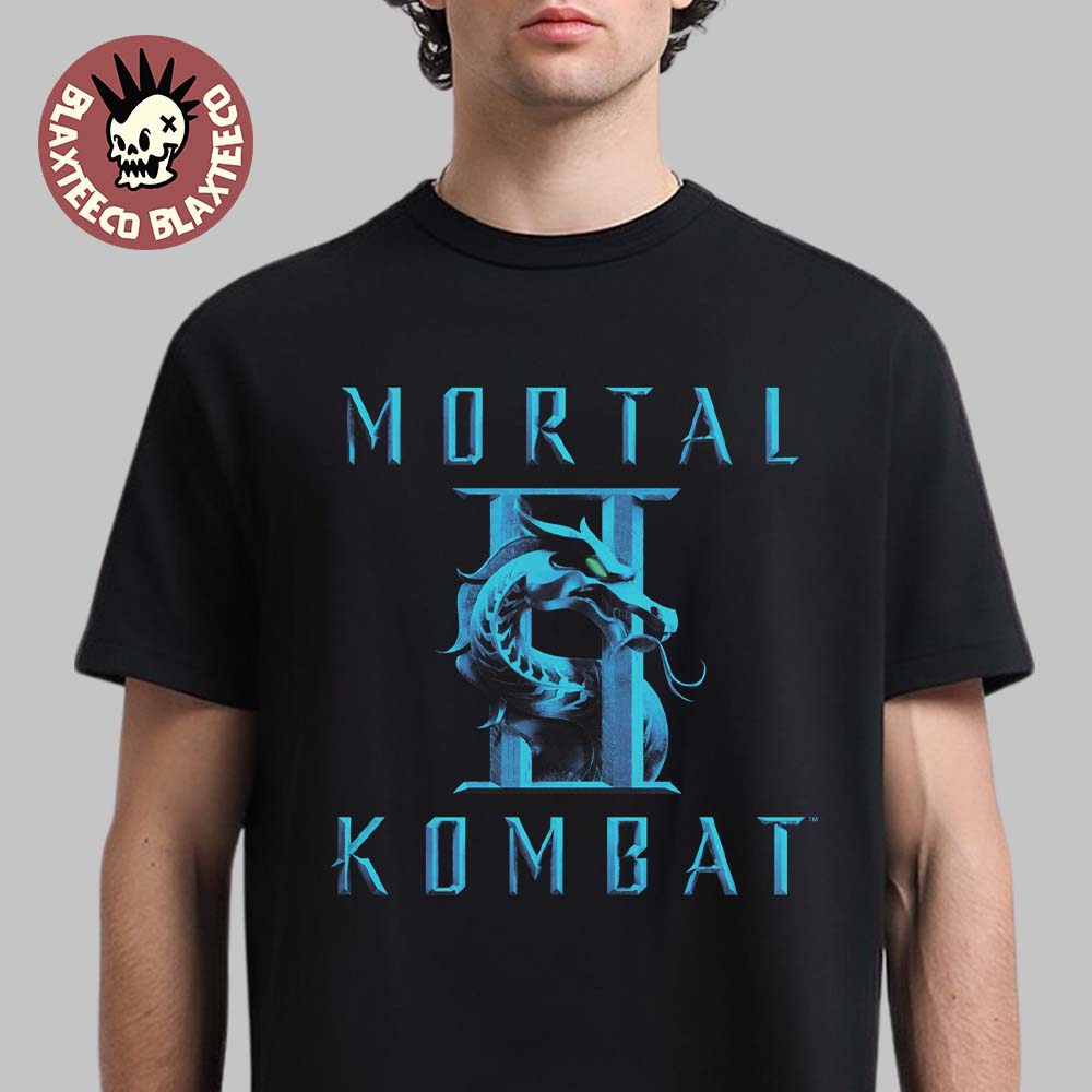 Mortal Kombat II Let the Fight Begin Logo - Adult & Kids T-Shirts, Sweatshirts & Hoodies apparel design preview 1