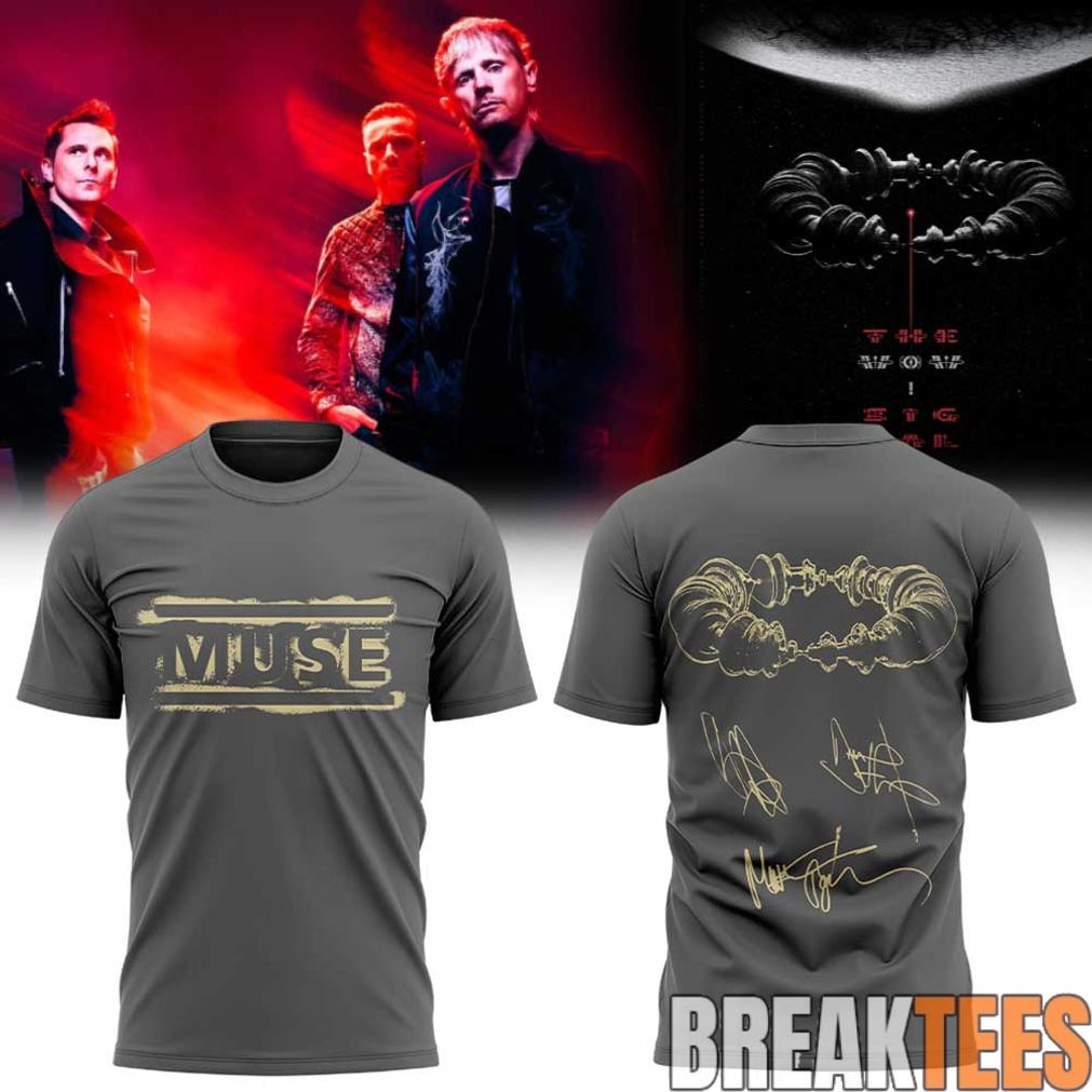Muse The Wow! Signal Tour 2026 - Adult & Kids T-Shirts, Sweatshirts & Hoodies apparel design preview 1
