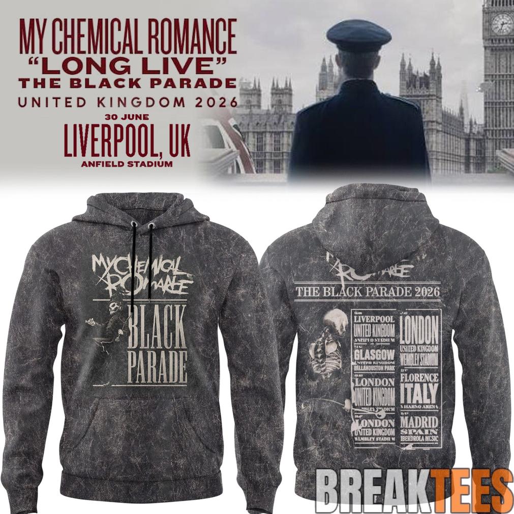 My Chemical Romance The Black Parade TOUR 2026 - Adult & Kids T-Shirts, Sweatshirts & Hoodies apparel design preview 1