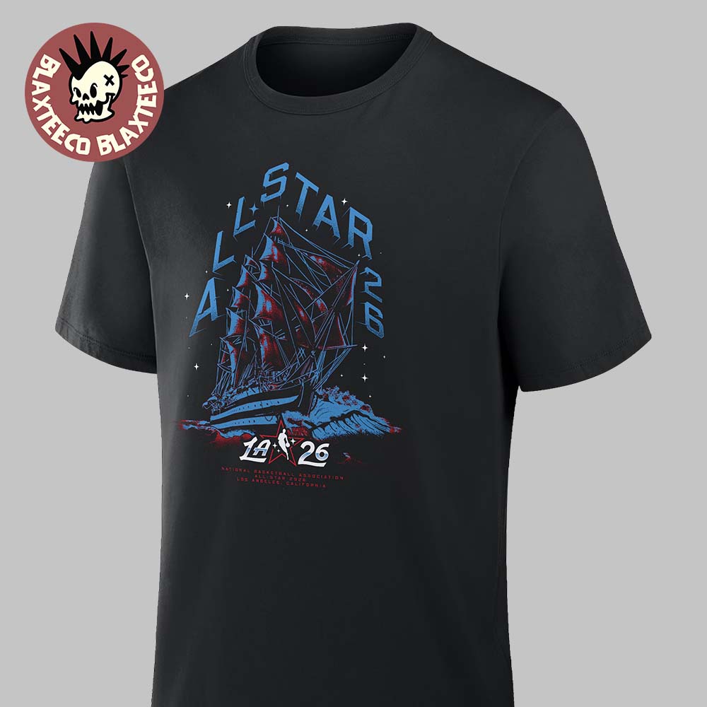 NBA All Star Game 2026 Los Angeles Ship On The Tide - Adult & Kids T-Shirts, Sweatshirts & Hoodies apparel design preview 1