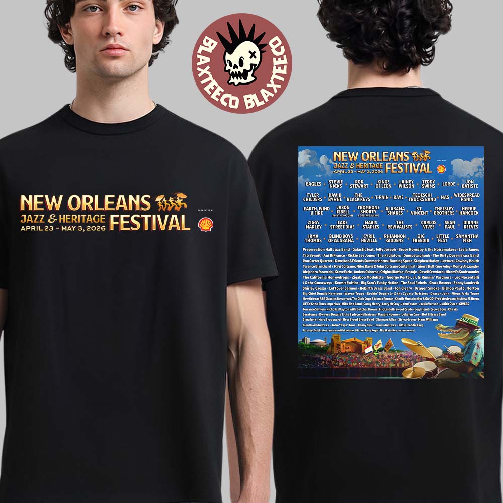 New Orleans Jazz And Heritage Festival 2026 Music - Adult & Kids T-Shirts, Sweatshirts & Hoodies apparel design preview 1