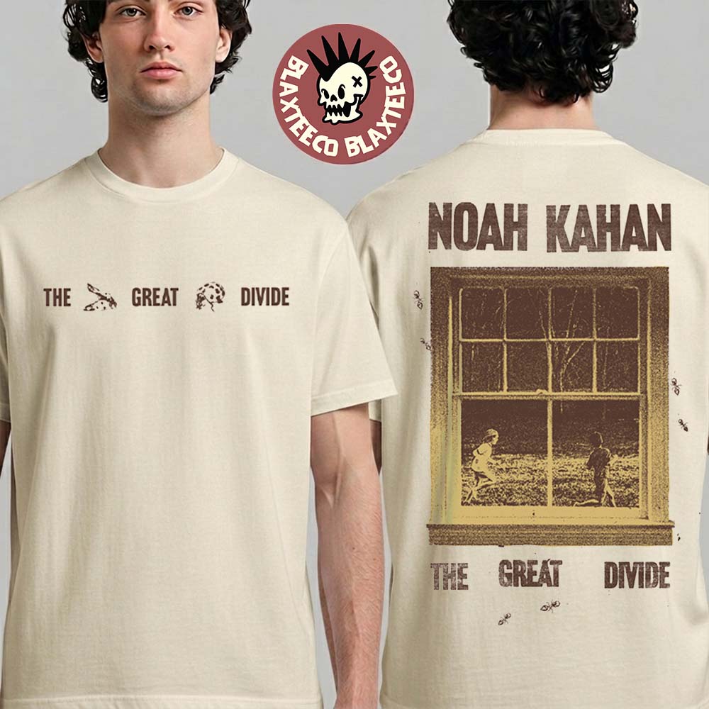 Noah Kahan The Great Divide Merch Window - Adult & Kids T-Shirts, Sweatshirts & Hoodies apparel design preview 1