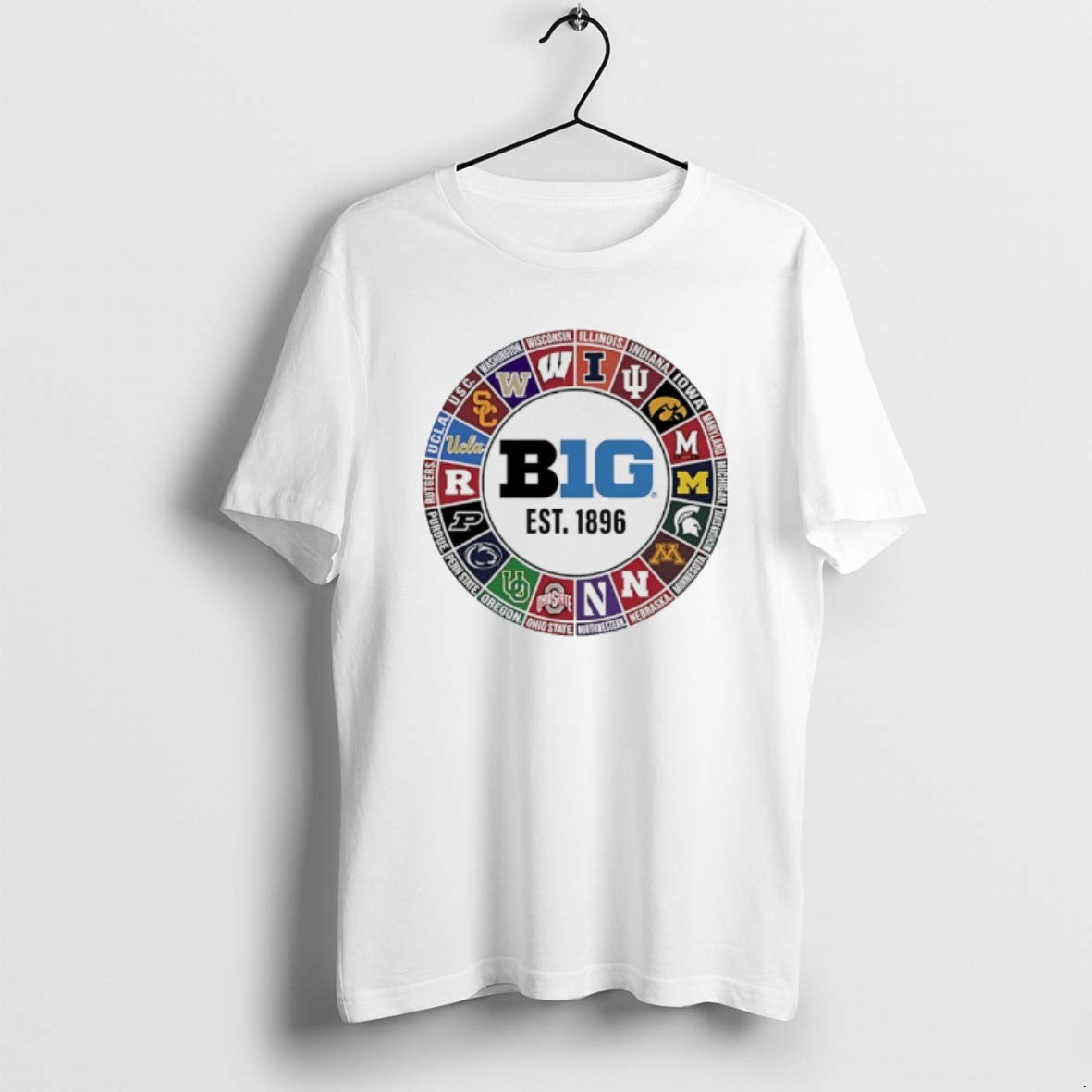 Official 1896 Big Ten All Team Icon - Adult & Kids T-Shirts, Sweatshirts & Hoodies apparel design preview 1