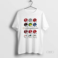 Official 2025 2026 College Football Playoff Field Toy - Adult & Kids T-Shirts, Sweatshirts & Hoodies apparel design preview 1