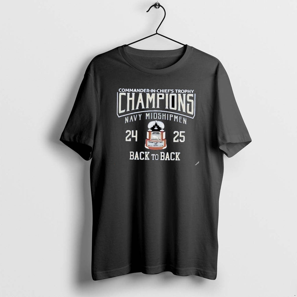 Official 2025 Commander In Chiefs Trophy Champions - Adult & Kids T-Shirts, Sweatshirts & Hoodies apparel design preview 1