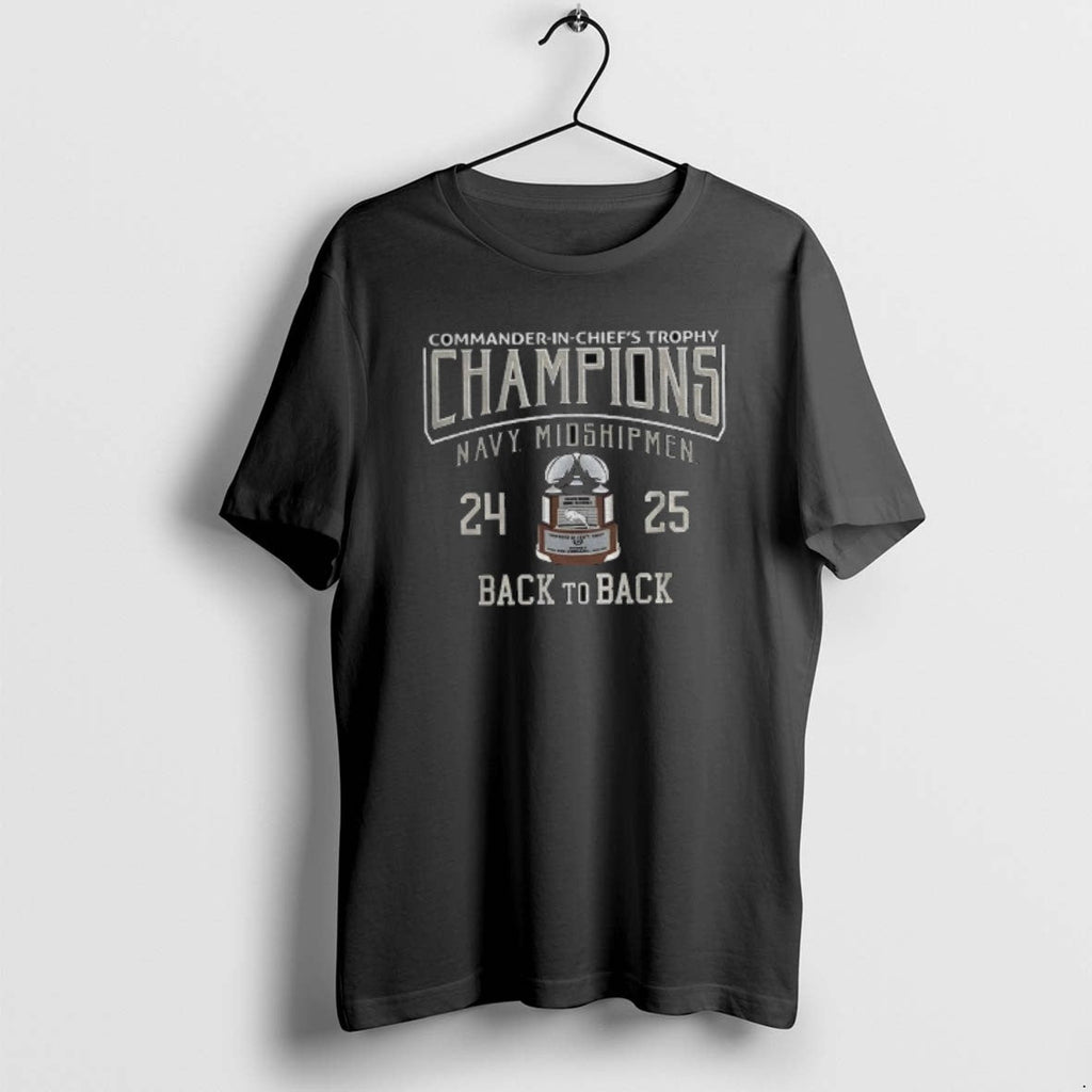 Official 2025 Commander In Chiefs Trophy Champions - Adult & Kids T-Shirts, Sweatshirts & Hoodies apparel design preview 1