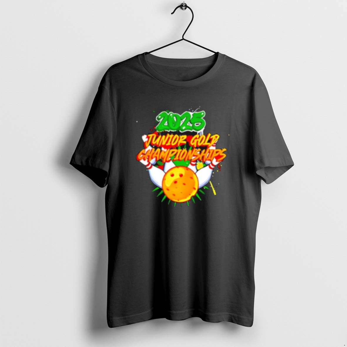 Official 2025 Junior Gold Championships Bowling - Adult & Kids T-Shirts, Sweatshirts & Hoodies apparel design preview 1