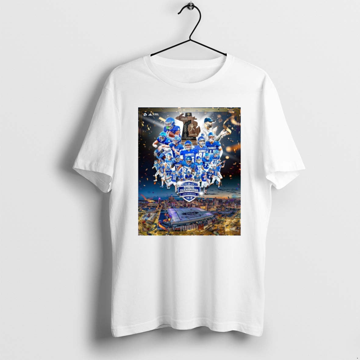 Official 2025 State Champions Finished What We - Adult & Kids T-Shirts, Sweatshirts & Hoodies apparel design preview 1