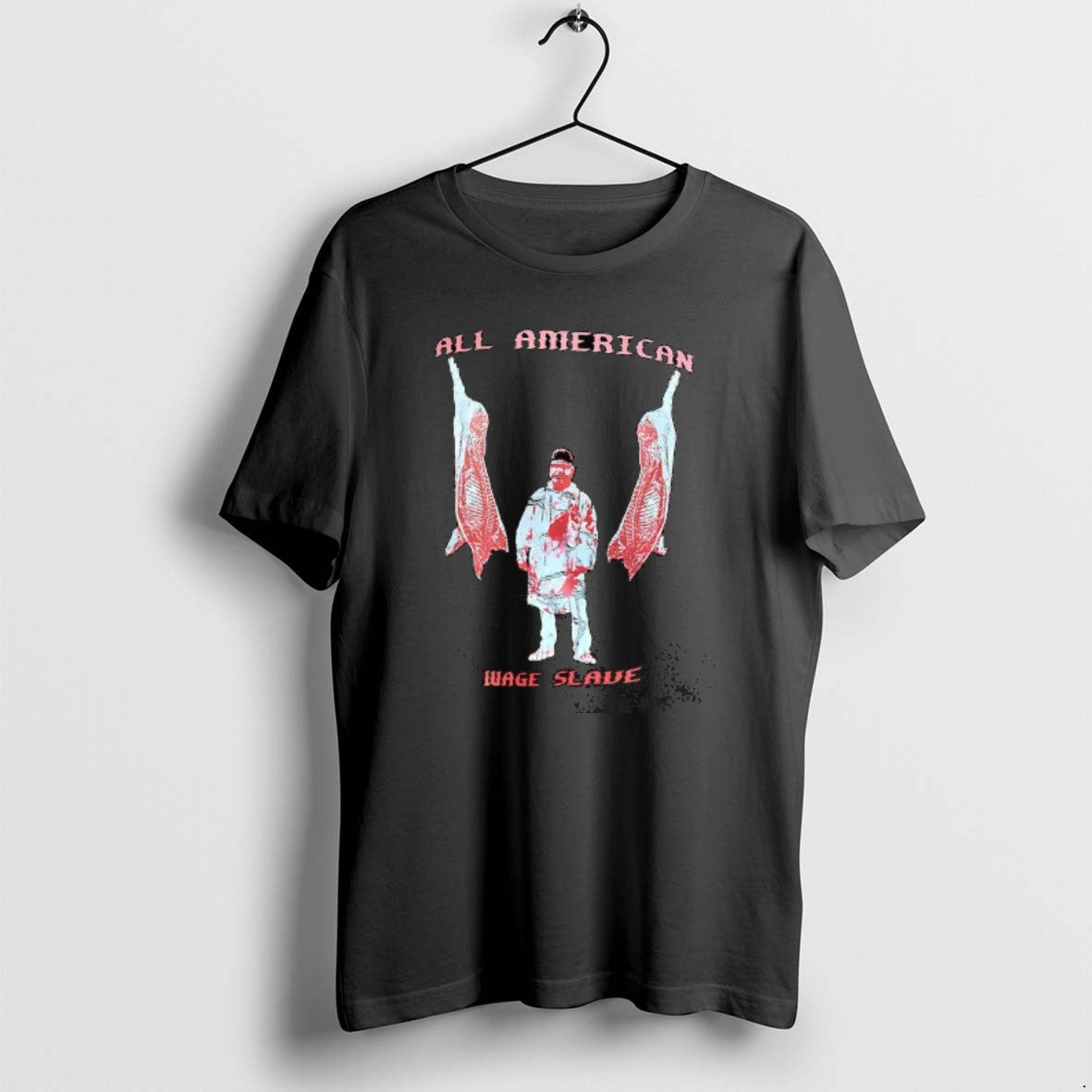 Official All America Wage Slave Graphic - Adult & Kids T-Shirts, Sweatshirts & Hoodies apparel design preview 1