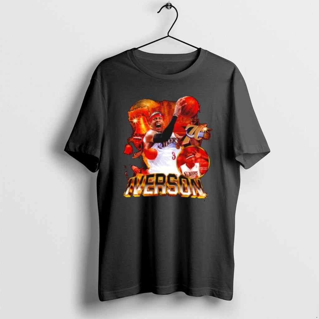 Official Allen Iverson Philadelphia 76ers Design - Adult & Kids T-Shirts, Sweatshirts & Hoodies apparel design preview 1