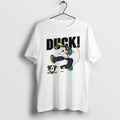 Official Anaheim Mighty Ducks Mascot Playing Hockey - Adult & Kids T-Shirts, Sweatshirts & Hoodies apparel design preview 1
