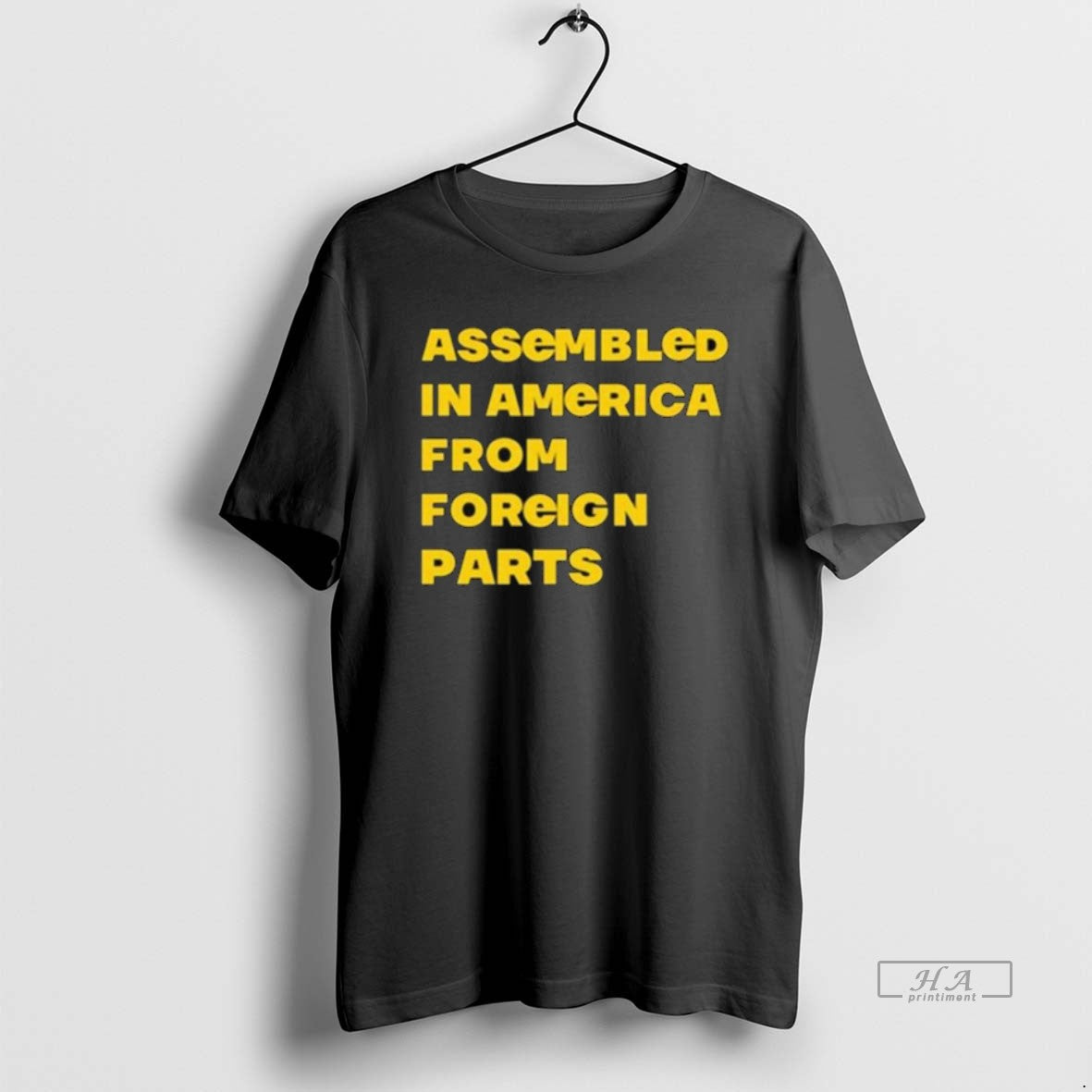 Official Assembled In America From Foreign Parts Long - Adult & Kids T-Shirts, Sweatshirts & Hoodies apparel design preview 1
