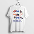 Official Auburn Tigers War Eagle Christmas - Adult & Kids T-Shirts, Sweatshirts & Hoodies apparel design preview 1