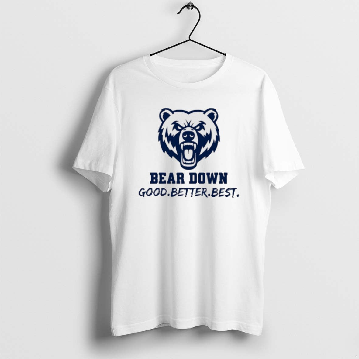 Official Bear Down Good Better Best Chicago Football - Adult & Kids T-Shirts, Sweatshirts & Hoodies apparel design preview 1