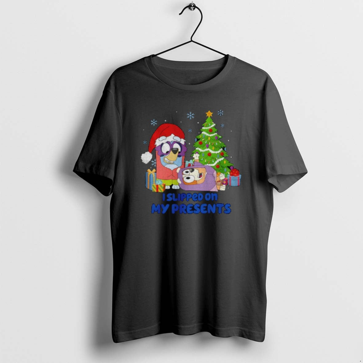 Official Bluey Janet And Rita I Slipped On My - Adult & Kids T-Shirts, Sweatshirts & Hoodies apparel design preview 1