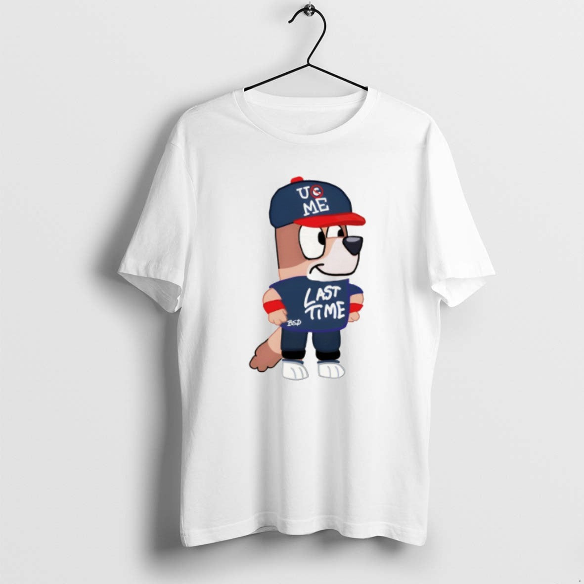Official Bluey John Cena Last Time Ucme - Adult & Kids T-Shirts, Sweatshirts & Hoodies apparel design preview 1