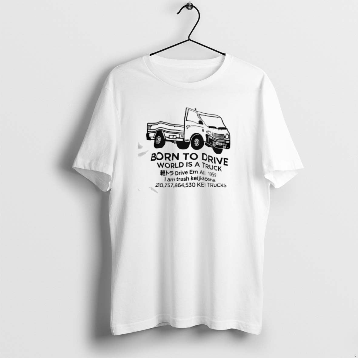 Official Born To Drive World I A Truck Em All 1959 Am - Adult & Kids T-Shirts, Sweatshirts & Hoodies apparel design preview 1