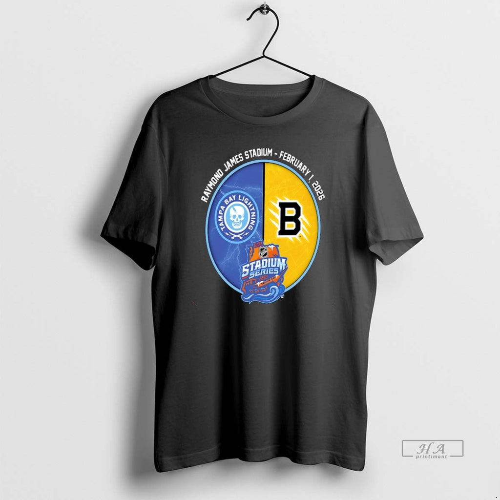 Official Boston Bruins Vs Tampa Bay Lightning 2026 - Adult & Kids T-Shirts, Sweatshirts & Hoodies apparel design preview 1