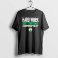 Official Boston Celtics Hard Work Quiet Confidence - Adult & Kids T-Shirts, Sweatshirts & Hoodies apparel design preview 1