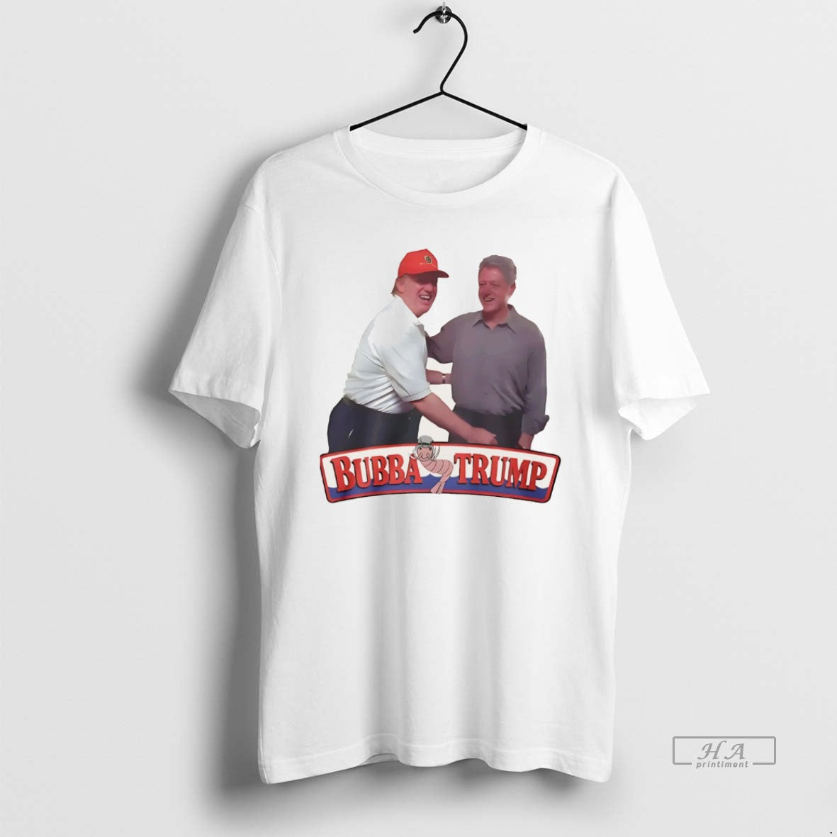 Official Bubba Trump Bill Clinton Meme Christmas - Adult & Kids T-Shirts, Sweatshirts & Hoodies apparel design preview 1