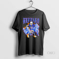 Official Buffalo Gothic Text Skeleton Football Player - Adult & Kids T-Shirts, Sweatshirts & Hoodies apparel design preview 1