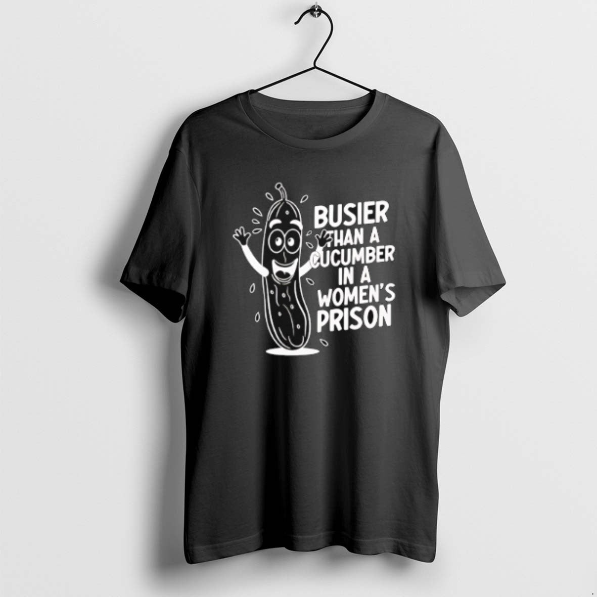 Official Bv4t0idr Busier Than A Cucumber In Womens - Adult & Kids T-Shirts, Sweatshirts & Hoodies apparel design preview 1