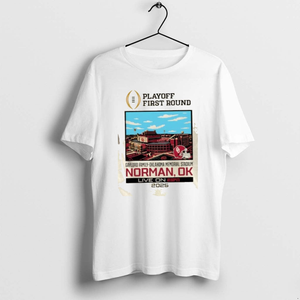 Official Cfp Playoff First Round 25 26 Oklahoma 1st - Adult & Kids T-Shirts, Sweatshirts & Hoodies apparel design preview 1