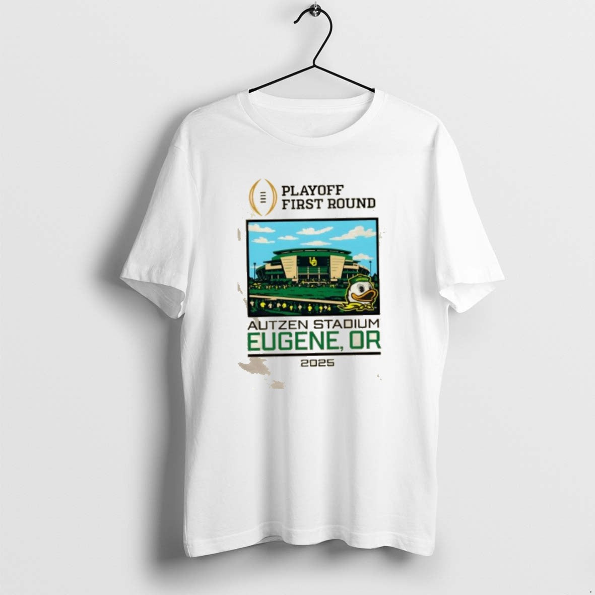 Official Cfp Playoff First Round 25 26 Oregon 1st - Adult & Kids T-Shirts, Sweatshirts & Hoodies apparel design preview 1