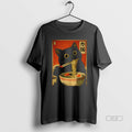 Official Cat Eating Ramen Japanese Style - Adult & Kids T-Shirts, Sweatshirts & Hoodies apparel design preview 1