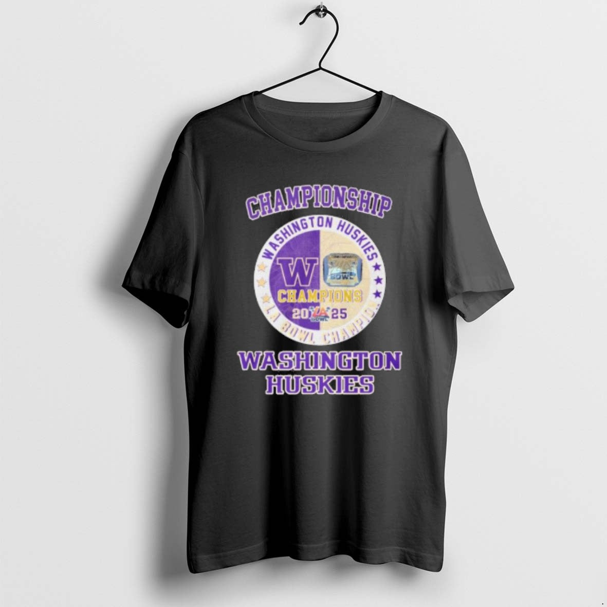 Official Championship 2025 Washington Huskies La Bowl - Adult & Kids T-Shirts, Sweatshirts & Hoodies apparel design preview 1