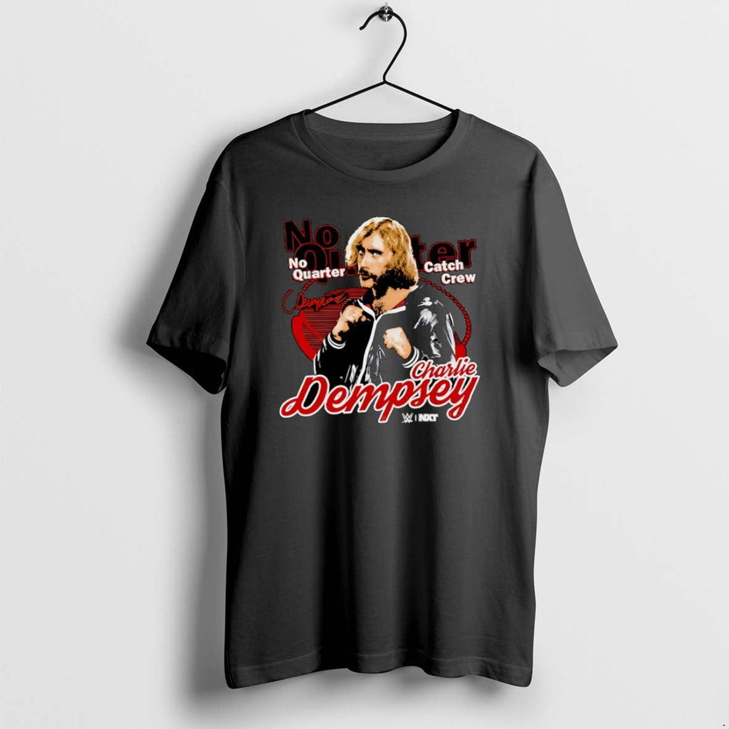 Official Charlie Dempsey Grunge No Quarter Catch Crew - Adult & Kids T-Shirts, Sweatshirts & Hoodies apparel design preview 1