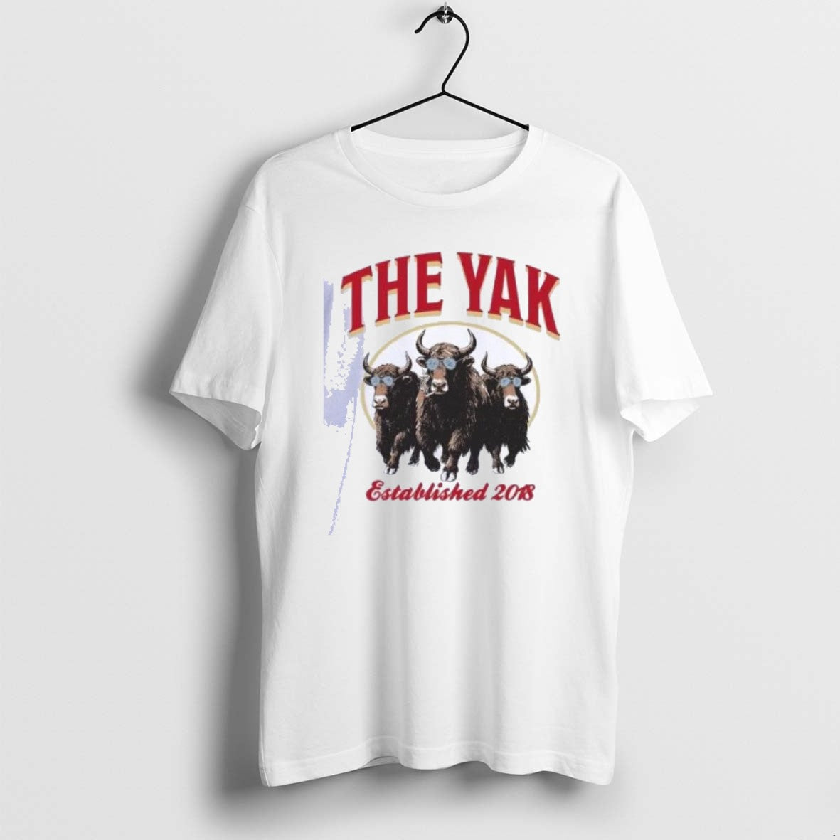 Official Chicago Bulls The Yak Established 2018 - Adult & Kids T-Shirts, Sweatshirts & Hoodies apparel design preview 1