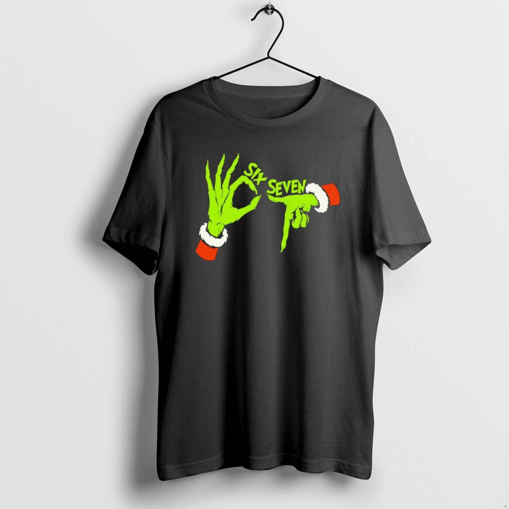 Official Christmas 67 Grinch Hands Blackshirt - Adult & Kids T-Shirts, Sweatshirts & Hoodies apparel design preview 1