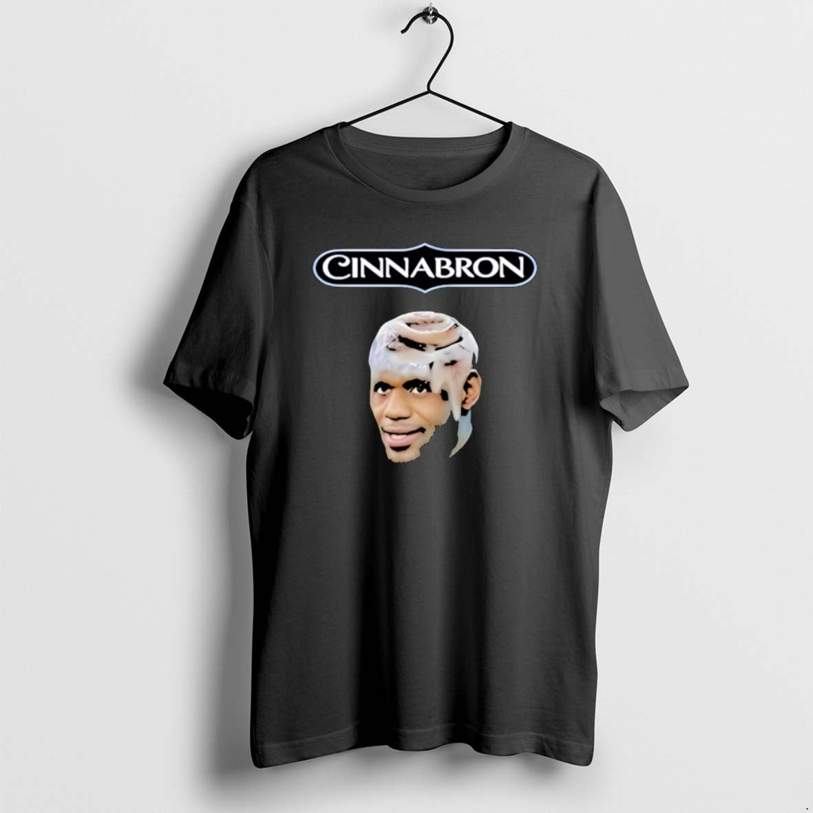 Official Cinnabron Lebron Cinnamon Roll Parody Meme - Adult & Kids T-Shirts, Sweatshirts & Hoodies apparel design preview 1