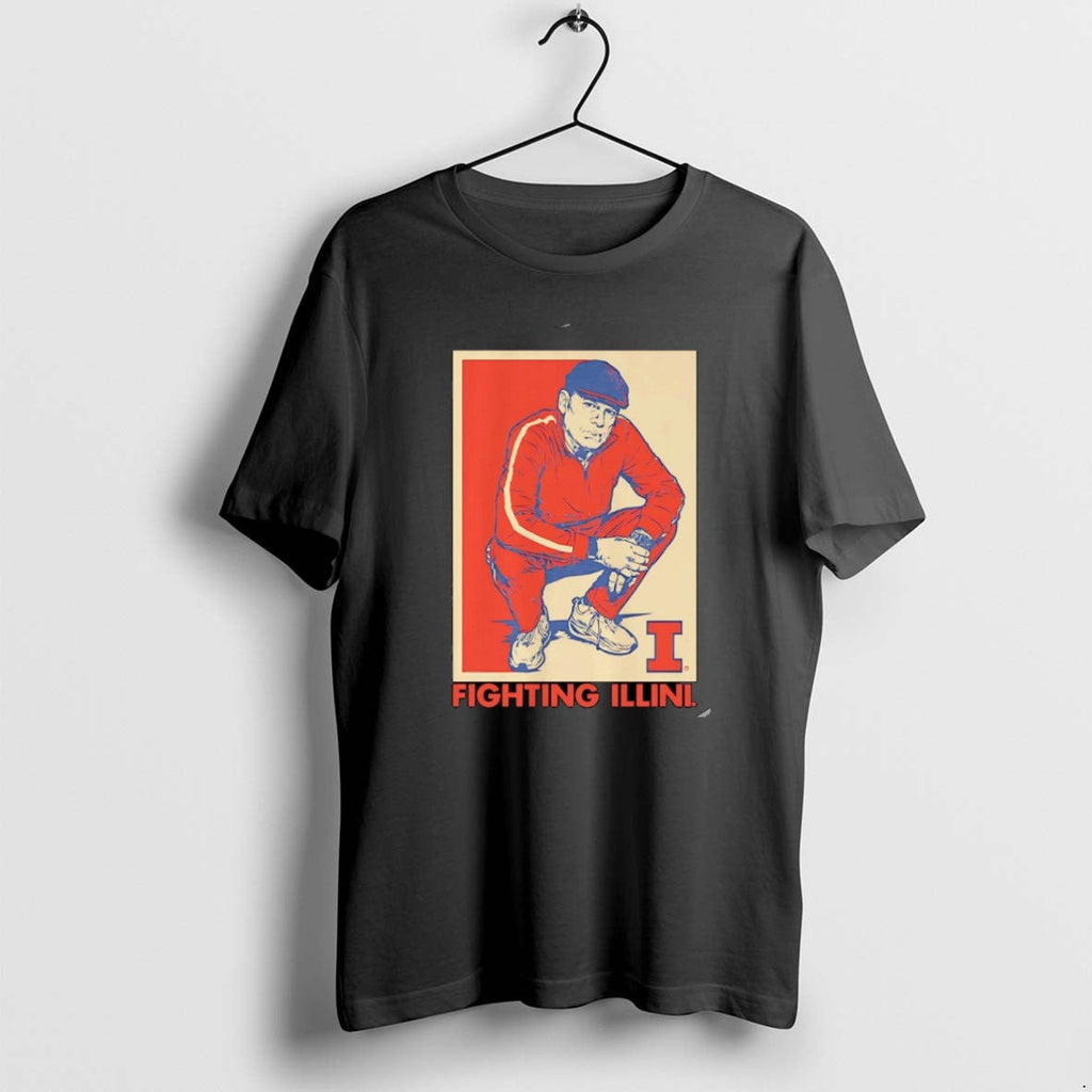 Official Coach Brad Underwood Illinois Basketball - Adult & Kids T-Shirts, Sweatshirts & Hoodies apparel design preview 1