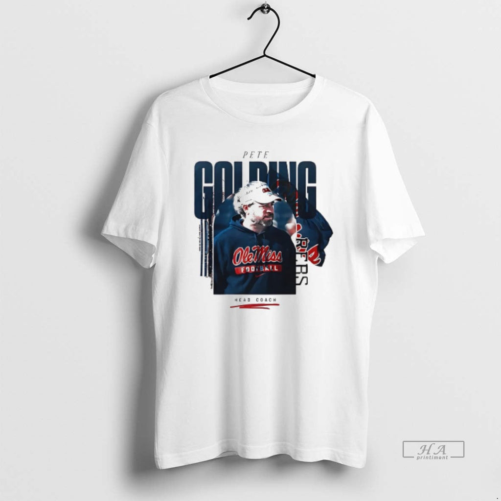 Official Coach Pete Golding Of Ole Miss Football - Adult & Kids T-Shirts, Sweatshirts & Hoodies apparel design preview 1