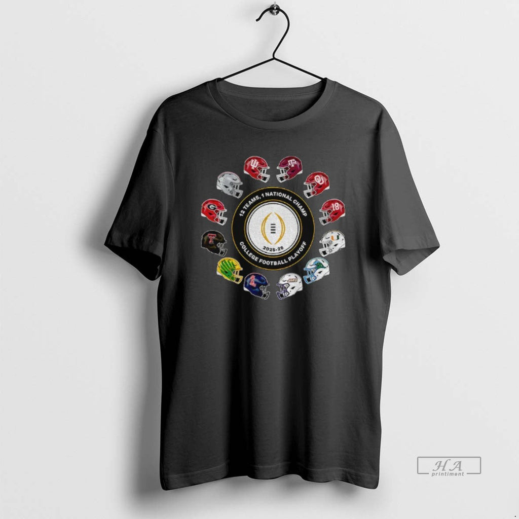 Official College Football Playoff 2026 Exclusive 12 - Adult & Kids T-Shirts, Sweatshirts & Hoodies apparel design preview 1